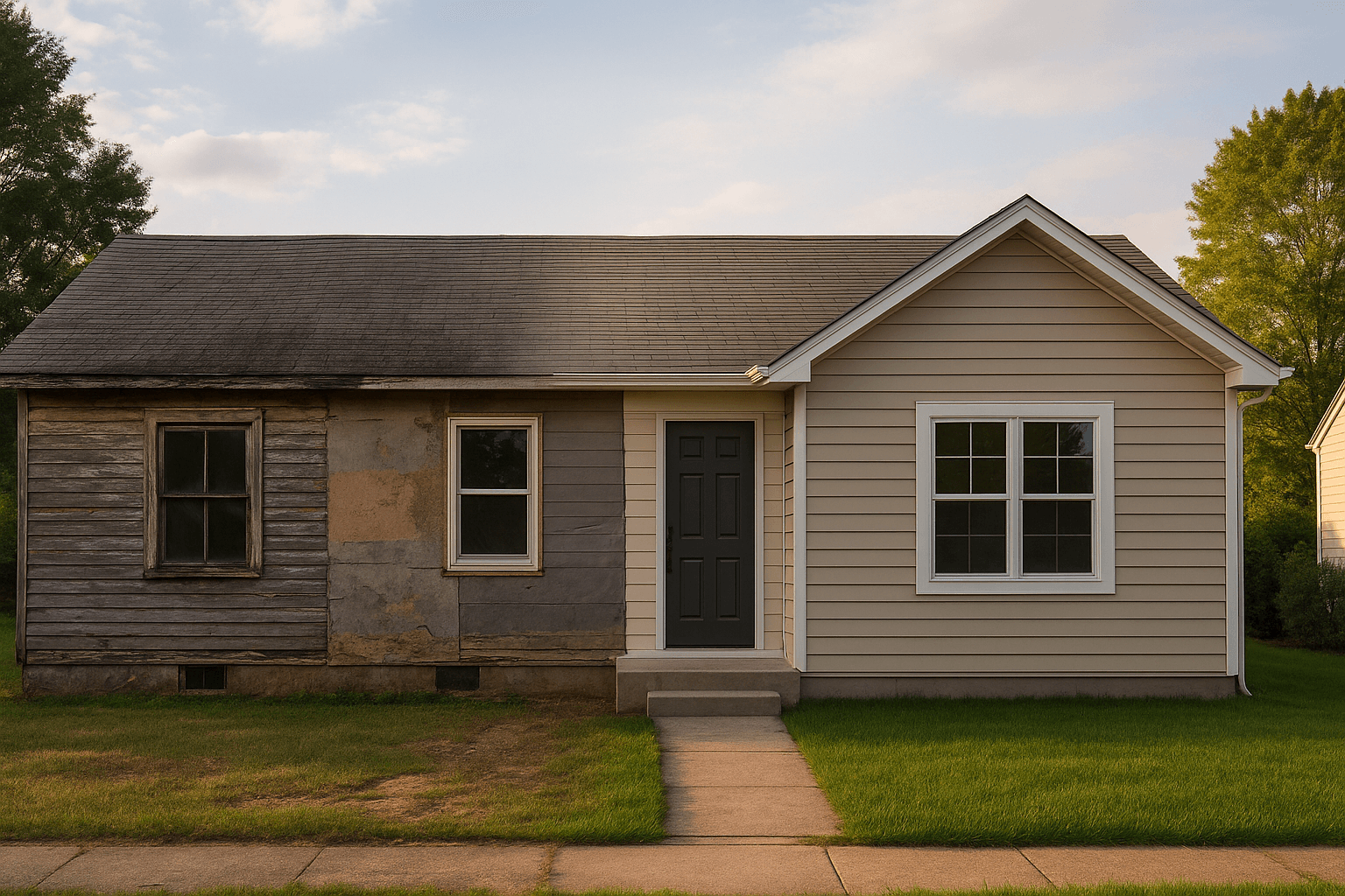 Active property renovation funded by Kaplan Lending